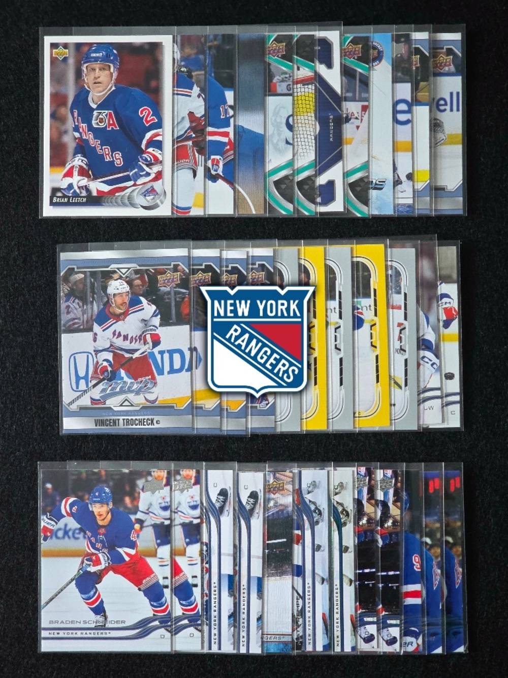 🗽 35+ New York Rangers NHL Trading Card Lot